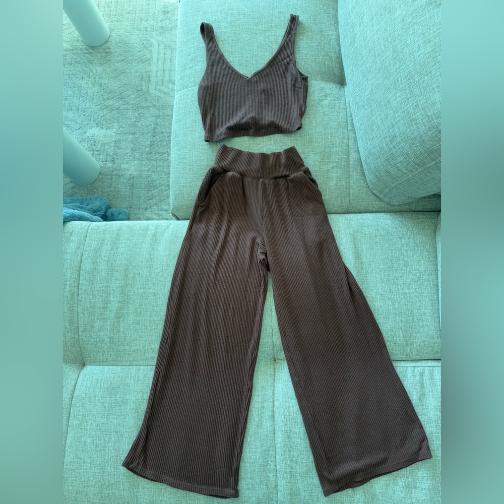 Abercrombie & Fitch Maroon/Brown Lounge Set